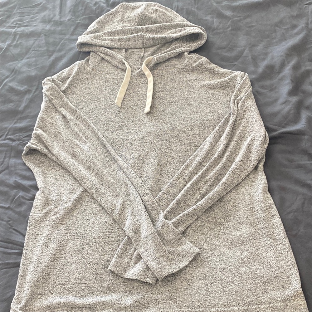ZYIA Gray Boyfriend Hoodie Relaxed Fit